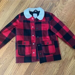Cat & Jack Red Plaid Jacket